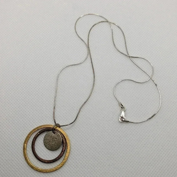 Jewelry - 925 & brass and copper  necklace